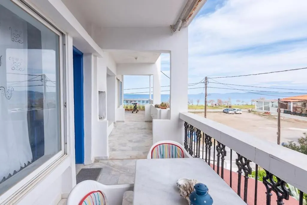 Cycladic Flat With Sea View And Bbq Grill Lejlighed Ierissos