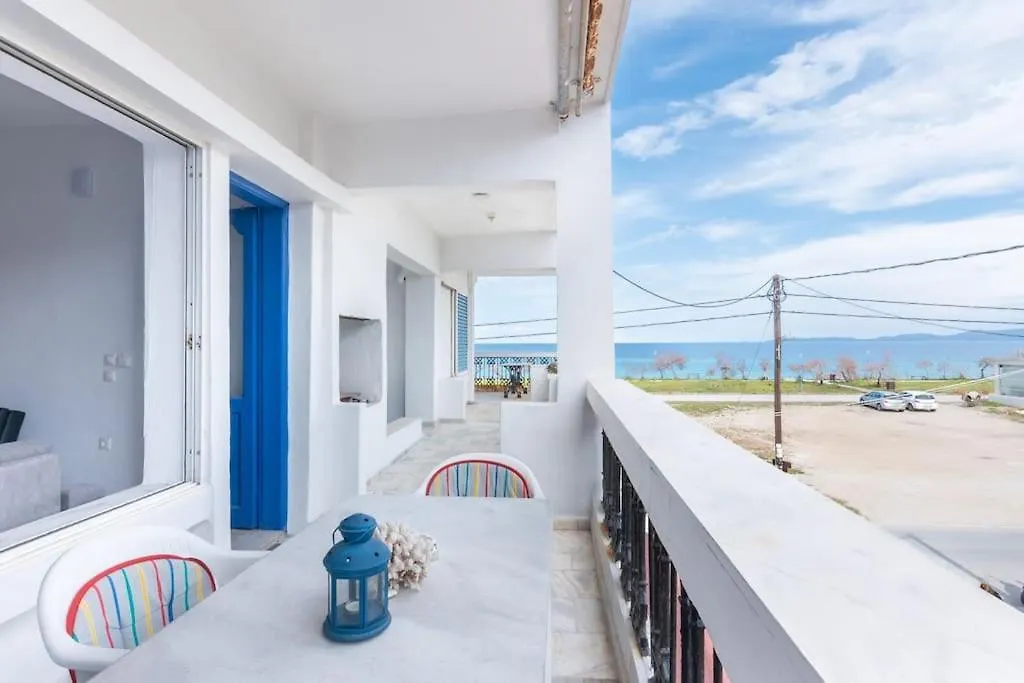 Cycladic Flat With Sea View And Bbq Grill Lejlighed Ierissos Grækenland