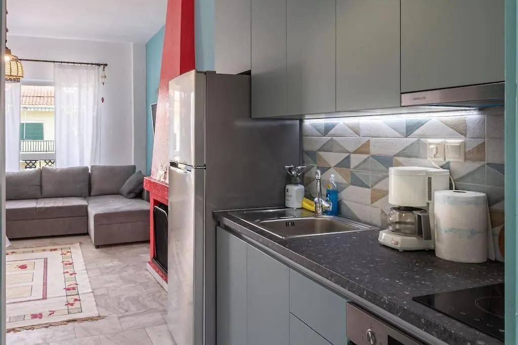 Cycladic Flat With Sea View And Bbq Grill Lejlighed Ierissos 0*,